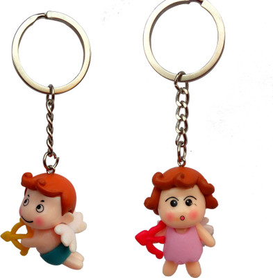 

JOSHISNEST Cute Cupid Pair Key Chain(Multicolor)