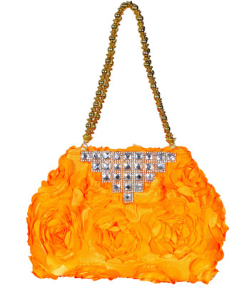 

DUCHESS Party Orange Clutch
