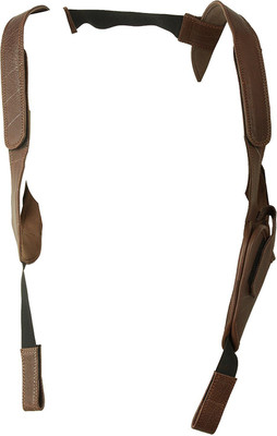 

SHAH 32 Bore Revolver Shoulder Holster Racquet Carry Case/Cover Free Size(Beige)