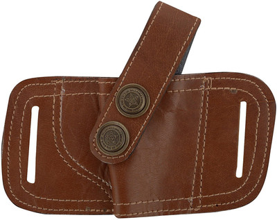 

SHAH Unisex Leather .32 Bore Pistol Cover Racquet Carry Case/Cover Free Size(Brown)