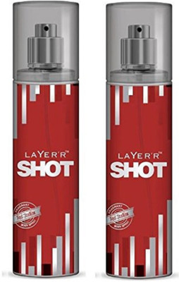 

Layerr Shot Red Stallion Perfume Body Spray Pack of 2 Combo (135ML each) Perfume Body Spray - For Men(270 ml, Pack of 2)