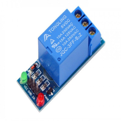 

TechWiz 1 Channel Relay Board Module Controlable With 5V Or 3.3V Signal For Raspberry Pi And Arduino AVR PIC Educational Electronic Hobby Kit