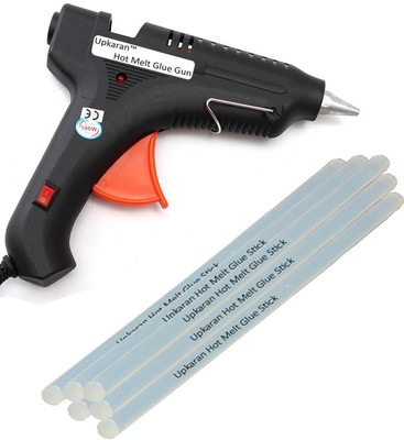 

Upkaran ITEK LEAK PROOF 100 WATT WITH 6 STICKS HEAVY Standard Temperature Corded Glue Gun(11 mm)