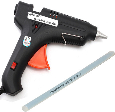 

Upkaran ITEK LEAK PROOF 100 WATT WITH 1 STICK HEAVY Standard Temperature Corded Glue Gun(11 mm)