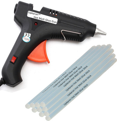 Upkaran ITEK LEAK PROOF 100 WATT WITH 10 STICKS HEAVY Standard Temperature Corded Glue Gun(11 mm)