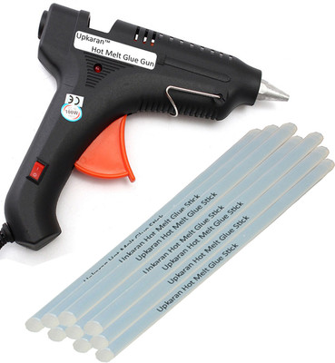 

Upkaran ITEK LEAK PROOF 100 WATT WITH 9 STICKS HEAVY Standard Temperature Corded Glue Gun(11 mm)