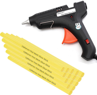 

UPKARAN ITEK LEAK PROOF 100 WATT WITH 15 STICKS HEAVY DUTY PRECISION ALUMINIUM NOZZLE HOT MELT Standard Temperature Corded Glue Gun(11 mm)