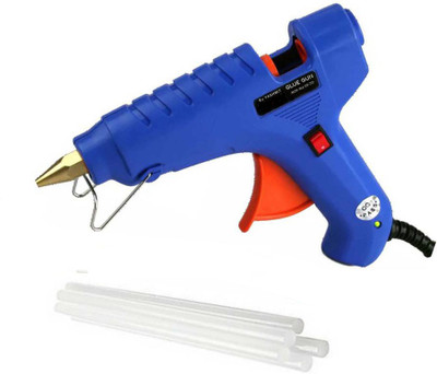 

SNREAM Electric Hot Melt Glue Gun kit 20 Watt With 5 Sticks For Standard Temperature Corded Glue Gun (11 mm) for Decoration art Standard Temperature Corded Glue Gun(11 mm)