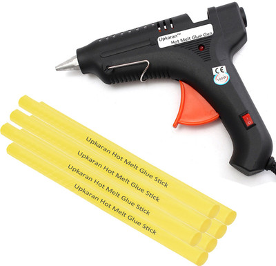 

UPKARAN ITEK LEAK PROOF 100 WATT WITH 7 STICKS HEAVY DUTY PRECISION ALUMINIUM NOZZLE HOT MELT Standard Temperature Corded Glue Gun(11 mm)