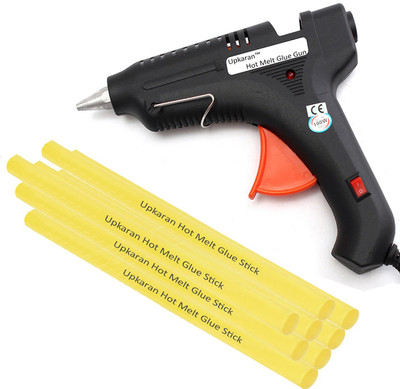 

UPKARAN ITEK LEAK PROOF 100 WATT WITH 8 STICKS HEAVY DUTY PRECISION ALUMINIUM NOZZLE HOT MELT Standard Temperature Corded Glue Gun(11 mm)
