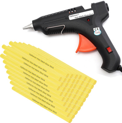 

UPKARAN ITEK LEAK PROOF 100 WATT WITH 50 STICKS HEAVY DUTY PRECISION ALUMINIUM NOZZLE HOT MELT Standard Temperature Corded Glue Gun(11 mm)