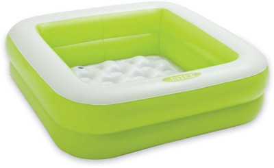 

K T BROTHERS Square Baby Bath Tub green Inflatable Pool Inflatable Pool(Green)