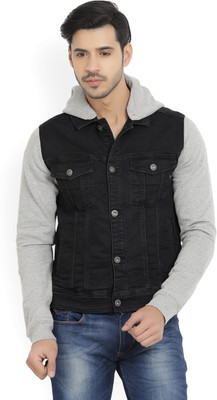 Killer full sleeve solid men's denim jacket top