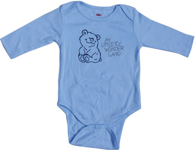 Indirang Baby Girls Blue Bodysuit