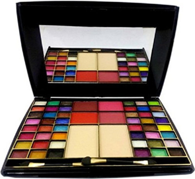 

BOOSTY Makeup Kit 48 Color Makhmali Eyeshadow with 4 BLU sher+2 Compact Powder, 65g