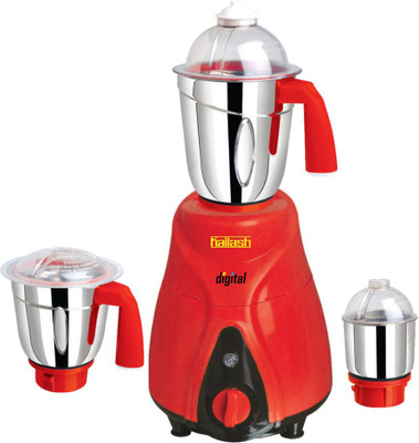 

Kailash Digital 745 W Mixer Grinder(Red, 3 Jars)
