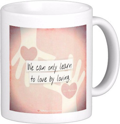 

Exoctic Silver Love Quotes 011 Ceramic Mug(300 ml), Multicolor