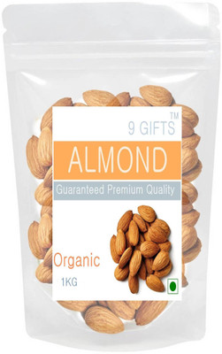 

9 GIFTS California Almonds 1 KG Almonds(1 kg, Vacuum Pack)
