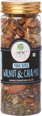 

New Tree Walnut & Chia Trail Mix(170 g, Plastic Bottle)