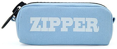 

KADAM Zipper Printed Canvas Pouch Nature Art Canvas Pencil Box(Set of 1, Blue)