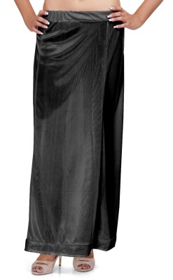 PKYC AM-BlackLycptc Lycra Blend Petticoat(XL)