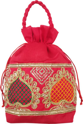 

Angelfish AELKMB0806C Potli(Red)
