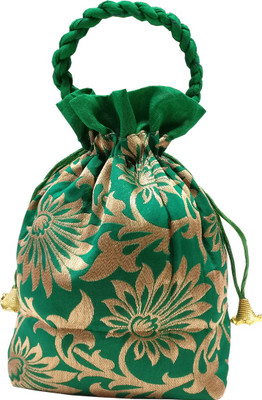 

Angelfish AELKMB0804A Potli(Green)