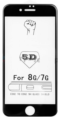 GADGETSMORE Edge To Edge Tempered Glass for Apple iPhone 8 Plus(Pack of 1)