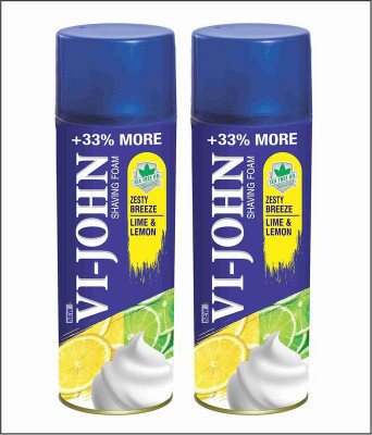 

Vi-John Shave Foam Lemon & Lime 400GM (PACK of 2)(400 g)