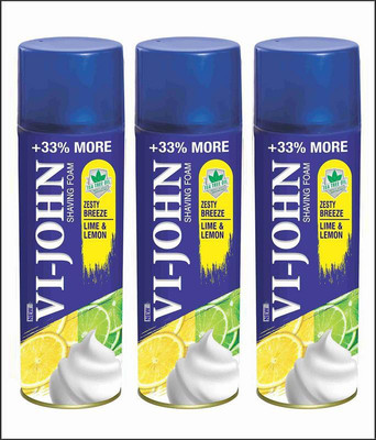 

Vi-John Shave Foam Lemon & Lime 400GM (PACK OF 3)(400 g)