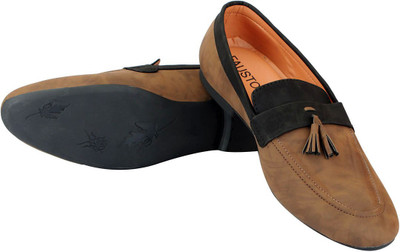 

FAUSTO Stylish Loafers For Men(Brown, Black