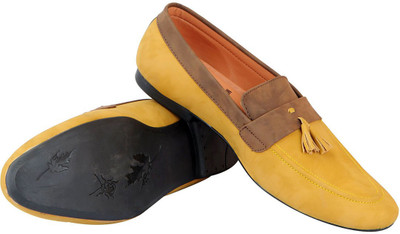

FAUSTO Stylish Loafers For Men(Beige, Beige brown