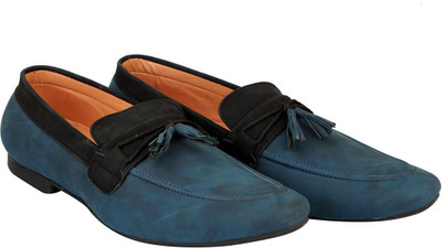 

FAUSTO Stylish Loafers For Men(Blue, Blue black