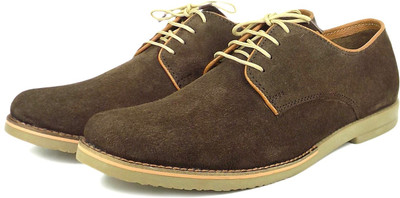 

Ripley Casablanca Series Genuine Suede Leather Derby Casuals For Men(Brown, Beige, Brown casablanca