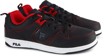 

Fila WOODY Canvas Shoes For Men(Black, Blk/rd