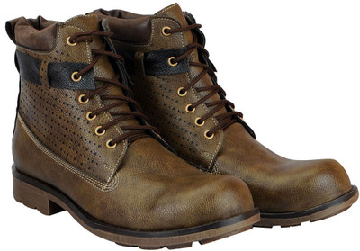 

FAUSTO High Ankle Boots For Men(Olive