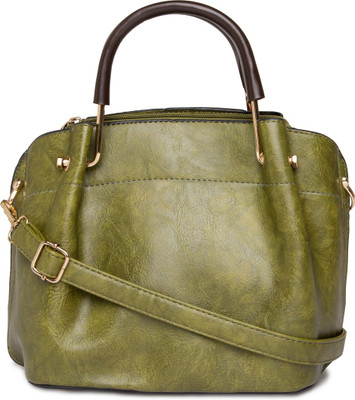 

Satchel Bags Women Casual Green PU Sling Bag