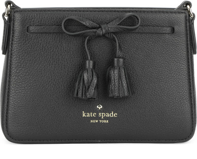 Kate Spade Women Casual Black Genuine Leather Sling Bag