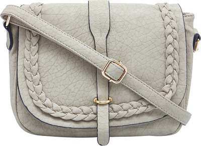 

Satchel Bags Women Casual Grey PU Sling Bag