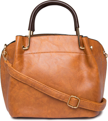 

Satchel Bags Women Casual Tan PU Sling Bag