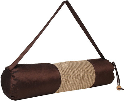 Art Horizons Designer Dark brown yoga mat cover(Brown, Sling Bag)