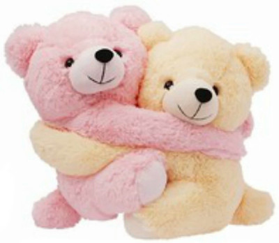 

Dayzee Valentine Hugging Couple - 30 cm(Pink[[Beige)