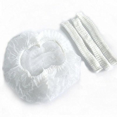 

Bolt 50 Pc Disposable Stretchable White Caps, Cover Hair For Cooking & Hygiene Surgical Head Cap(Disposable)
