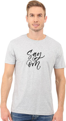 Redfool Fashions Graphic Print Men Round Neck Grey T-Shirt