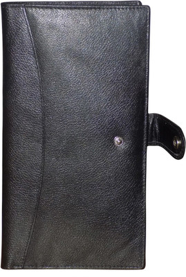 

Style 98 Men Black Genuine Leather Wallet(8 Card Slots)