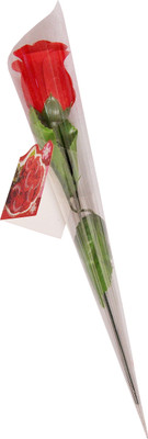 

Indigo Creatives I Love You Single Elegant Flower With Case Red Rose Artificial Flower(12 inch, Pack of 1)