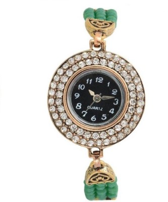 INDIUM NEW GREEN PS0519PS GREEN LATEST COLLECTION WATCH AROUND DIAMOND THE QUEEN OF PLANET WATCH Watch  - For Girls   Watches  (INDIUM)