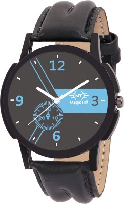 MagicTail Black & Blue Dial Men's And Boy's Watch MT-W010 Matt Black MTW010 Watch  - For Men   Watches  (MagicTail)