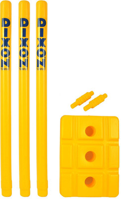 

Sunshine Gifting Dixon PVC Plastic Cricket Wicket Set (Yellow)(Yellow)