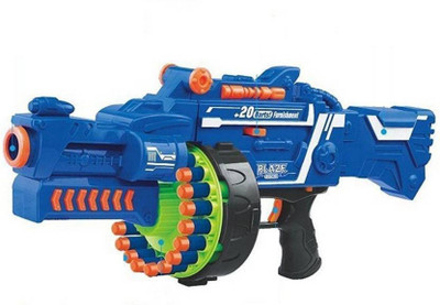 

Hariom Enterprise Bullet Machine Gun Blaze Storm, Toys(Blue)